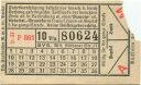 Fahrschein 1937 - BVG 10 Pfg. - Hund oder Gepäck