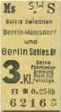 Fahrkarte - Gültig zwischen Berlin-Mahlsdorf und Berlin