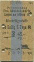 Ermäßigte Rückfahrkarte Personenzug - Langen am Arlberg Allerheiligenhöfe - Fahrkarte