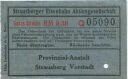 Fahrschein - Strausberger Eisenbahn Aktiengesellschaft