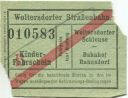 Woltersdorf - Woltersdorfer Strassenbahn - Fahrschein