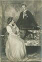 Postkarte - Prinz August Wilhelm von Preussen - Prinzessin Alexandra Viktoria von Preussen