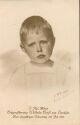 Fotokarte - Erbgrossherzog Wilhelm Ernst von Sachsen zum dreijährigen Geburtstag 28. Juli 1915