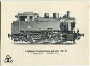 Postkarte - D-Nassdampf-Tenderlokomotive