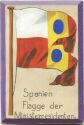 Künstlerkarte - Spanien - Flagge der Ministerresidenten