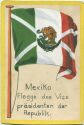 Künstlerkarte - Mexiko - Flagge des Vizepräsidenten der Republik