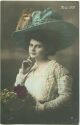 Postkarte - Mode 1909 - signiert Gerlach