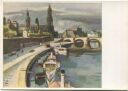 Postkarte - Brühlsche Terrasse - Künstler-Hilfswerk 1937