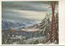 Postkarte - Winterlandschaft - Künstler-Hilfswerk 1937