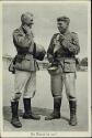 Postkarte - Zwei Soldaten in Uniform