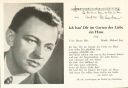 Postkarte - Michael Jary - Ich bau dir im Garten... 1953