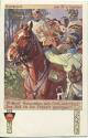 Postkarte - Reiterlied von Friedrich Schiller