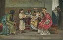 Die Heilige Schrift - Der 12 jährige Jesus im Tempel - Künstler-Ansichtskarte