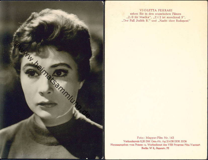 SCHAU4846, Postkarte - Violetta Ferrari