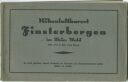 Finsterbergen ca. 1910 - 12 Seiten mit 7 Abbildungen