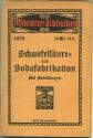 Miniatur-Bibliothek Nr. 1079 - Schwefelsäure- und Sodafabrikation