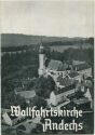 Wallfahrtskirche Andechs 1952 - 16 Seiten mit 10 Abbildungen