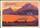 Luzern - Vierwaldstättersee - Dampfschiffahrt und Bergbahnen