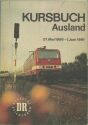 DR Deutsche Reichsbahn - Kursbuch Ausland 1990-1991 - 224 Seiten