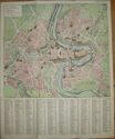 Bern - Plan der Stadt ca. 1910 - Die Umgebung Berns