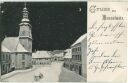 Postkarte - Meuselwitz - Künstlerkarte Kirche