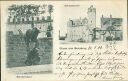 Postkarte - Gruss aus Bernburg - Schlossportal - Bärenzwinger