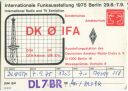 QSL - Funkkarte - DK0IFA - Berlin - Internationale Funkausstellung