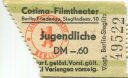 Berlin - Cosima-Filmtheater - Friedenau Siglindestraße 10 - Kinokarte