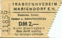 Berlin - Trabrennverein Mariendorf e.V. - Eintrittskarte