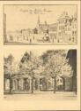 Postkarte - Die Klosterkirche im Jahre 1690 und Die wieder hergestellte Klosterkirche