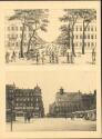 Postkarte - Ecke unter den Linden und Friedrichstrasse - 1822 und Caf Kranzler und Caf unter den Linden