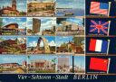 Postkarte - Berlin - Vier-Sektoren-Stadt