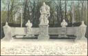 Postkarte - Denkmal in der Siegesallee zu Berlin