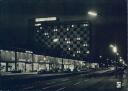 Nachtaufnahme - Berlin - Hotel Hilton - Foto-AK
