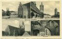 Postkarte - Jüterbog - Markt - Rathaus - Kirchen
