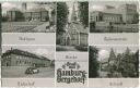 Postkarte - Bergedorf - Badeanstalt - Bahnhof 