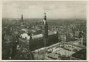 Hamburg - Rathaus und Adolf Hitler-Platz - Foto-AK