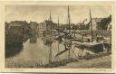 Postkarte - Buxtehude - Hafen am Marschtor