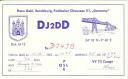QSL - Funkkarte - DJ2DD - 24768 Rendsburg - 1958