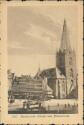 Postkarte - Kiel Persianische Häuser und Nikolaikirche
