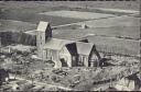 25938 Nieblum - Kirche - Luftaufnahme- Postkarte