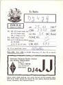 QSL - Funkkarte - DJ4JJ - 31311 Uetze - 1961