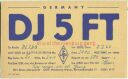QSL - QTH - Funkkarte - DJ5FT - Nienburg