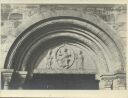 Portal der Kirche in Enger - Foto 8cm x 11cm 1933