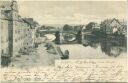 Postkarte - Kassel - Fulda-Brücke