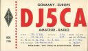 QSL - Funkkarte - DJ5CA - 36381 Schlüchtern