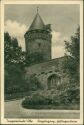 Ansichtskarte - Tangermünde - Burgeingang - Gefängnisturm