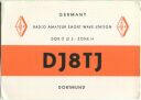 QSL - QTH - Funkkarte - DJ8TJ - Dortmund