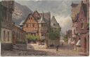 Bacharach - Altes Haus - Künstler-Ansichtskarte