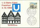 Sonderkarte - Frankfurt - 1. U-Bahnfahrt